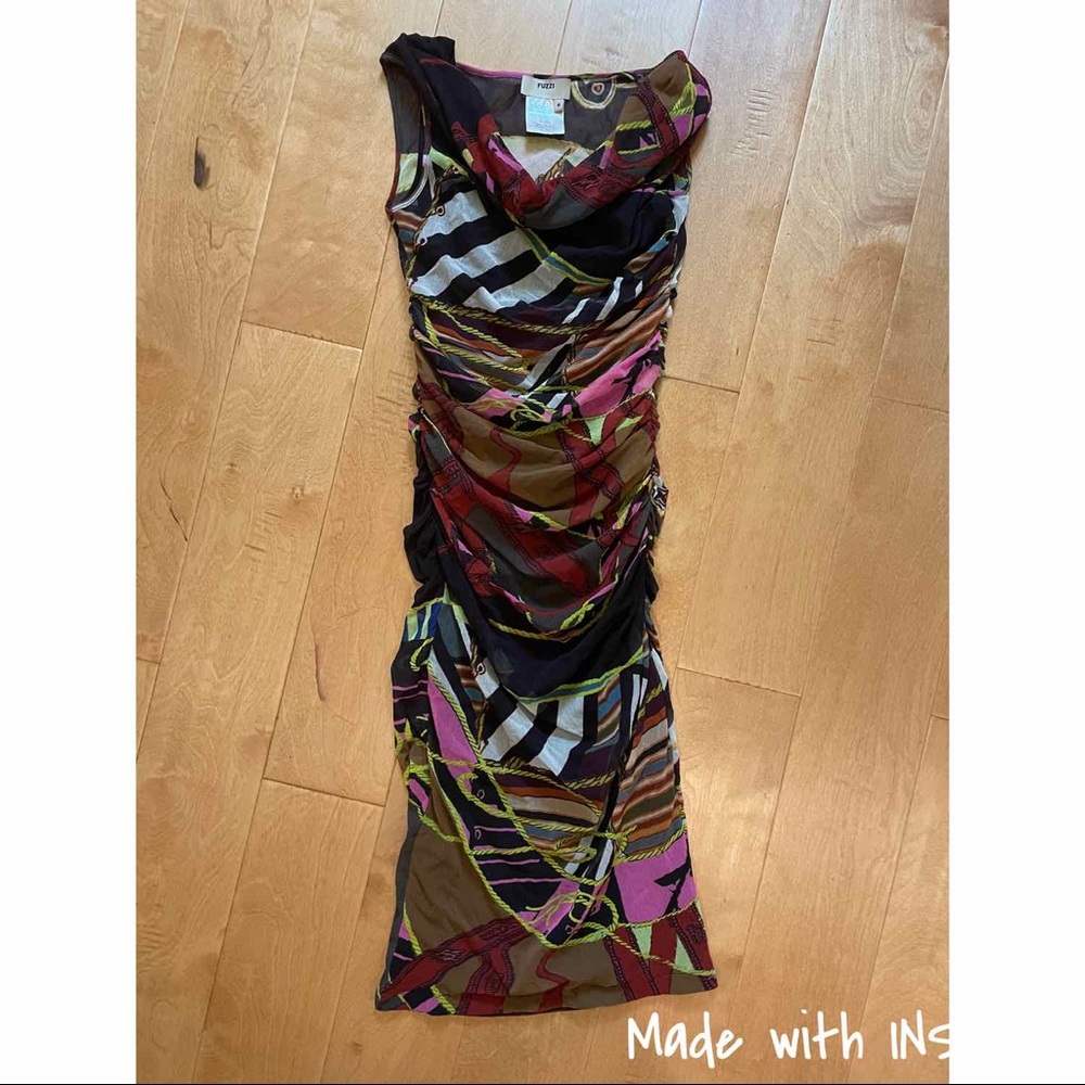 Fuzzi mesh dress sz S